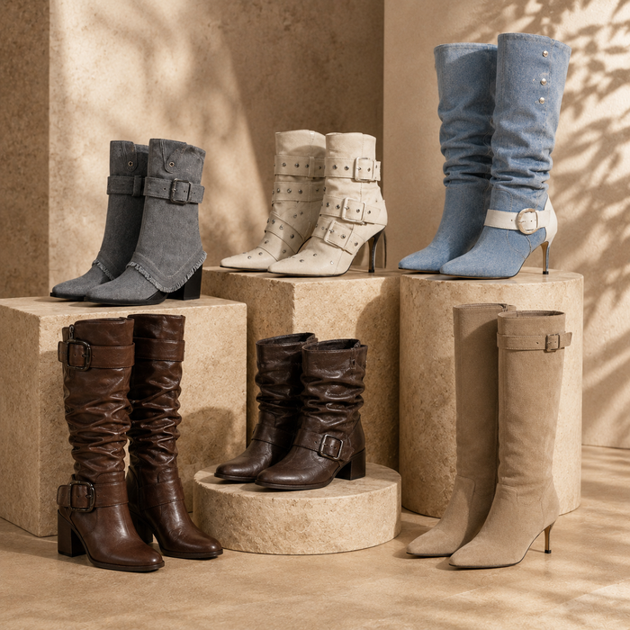 Buckle boots