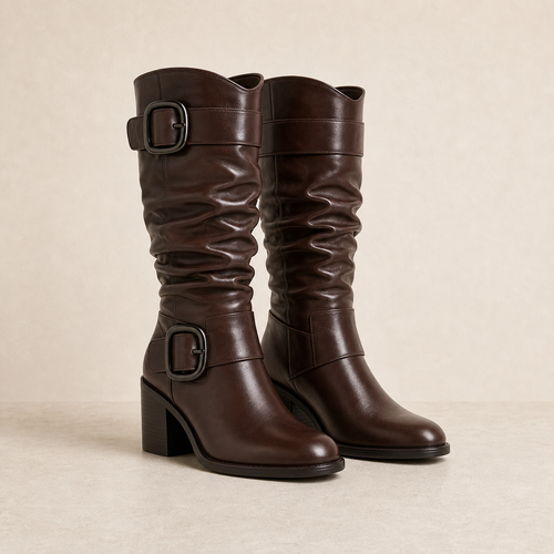 Avenue Buckle Knee Boot product profile image, Yardlow & Sons women's boots