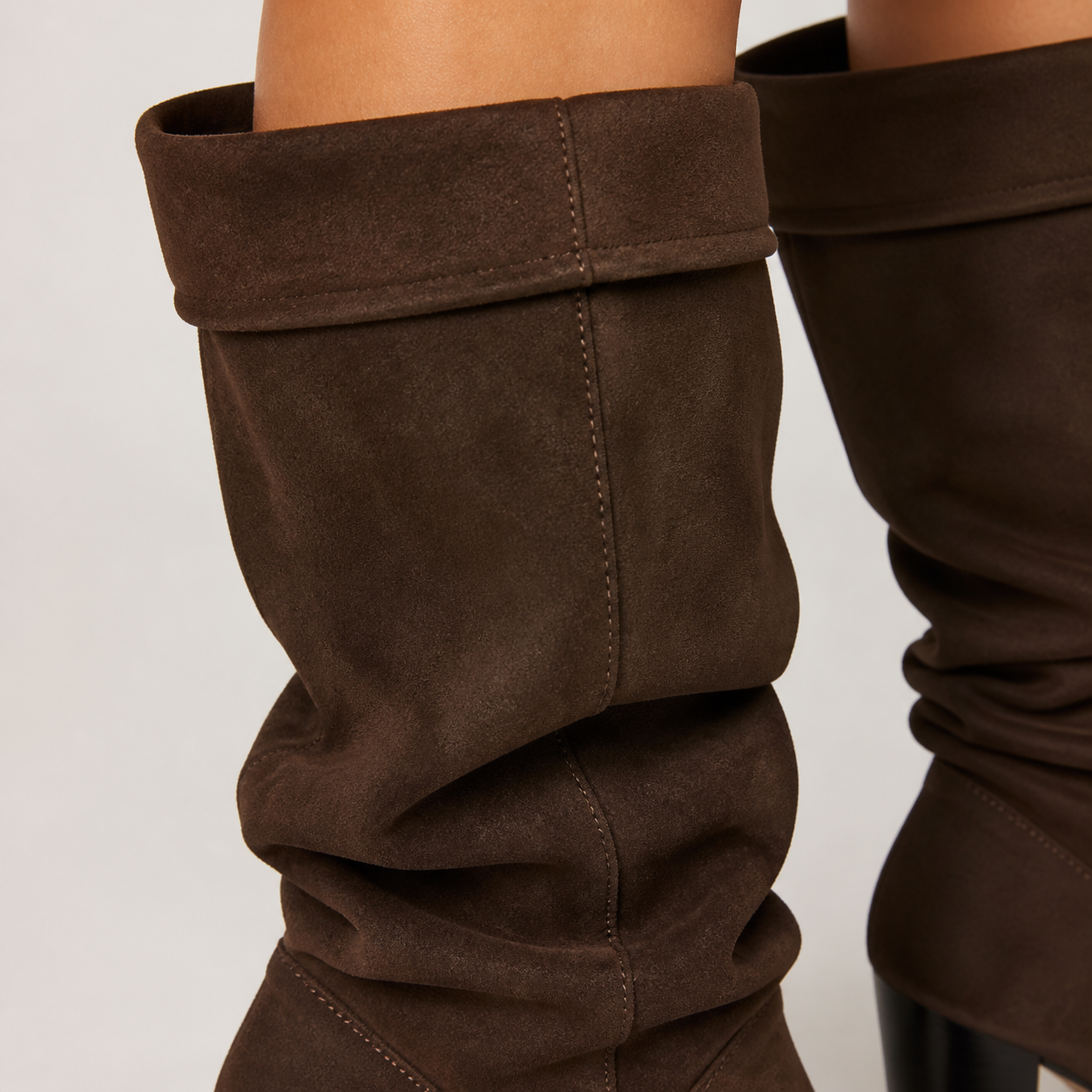 Curve-Fit Pointed Stiletto Boot material entry detail image, Yardlow & Sons women's boots