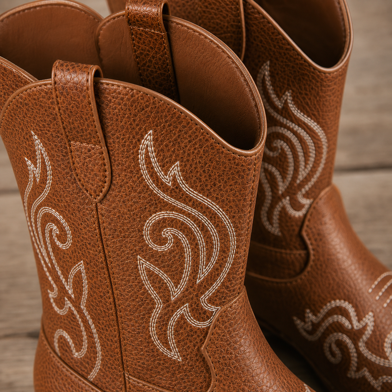Ivory Festival Western Boot material entry detail image, Yardlow & Sons women's boots