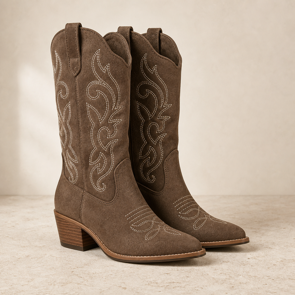 Sienna Embroidered Western Boot product profile image, Yardlow & Sons women's boots