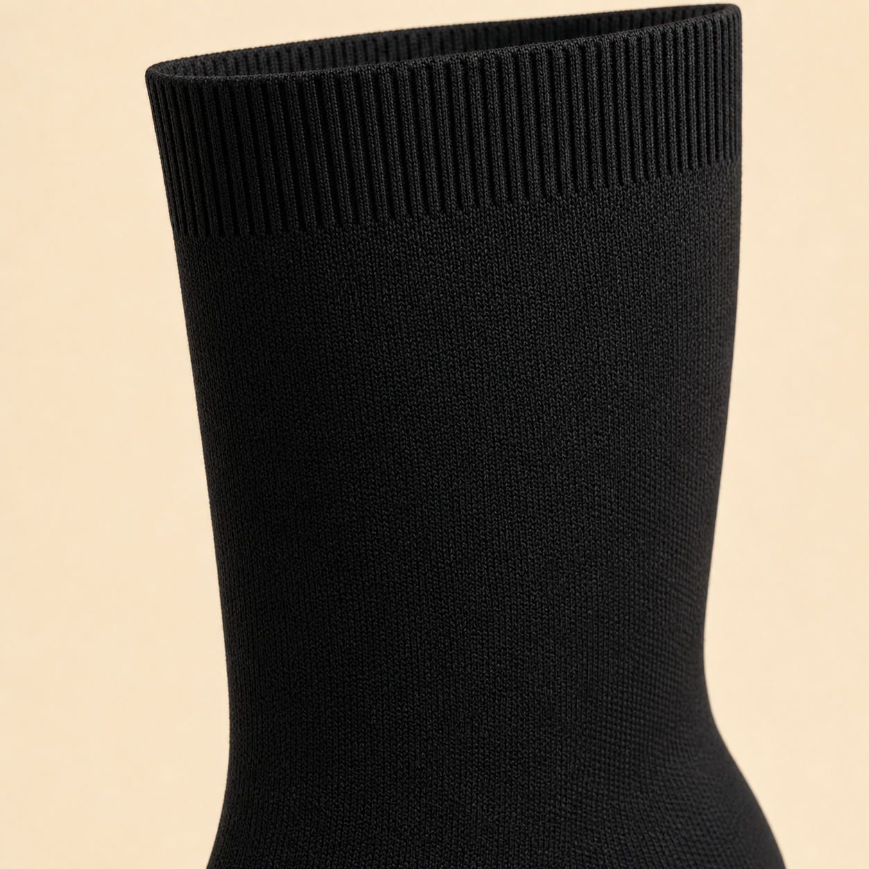 Stretch Pointed Sock Boot material entry detail image, Yardlow & Sons women's boots