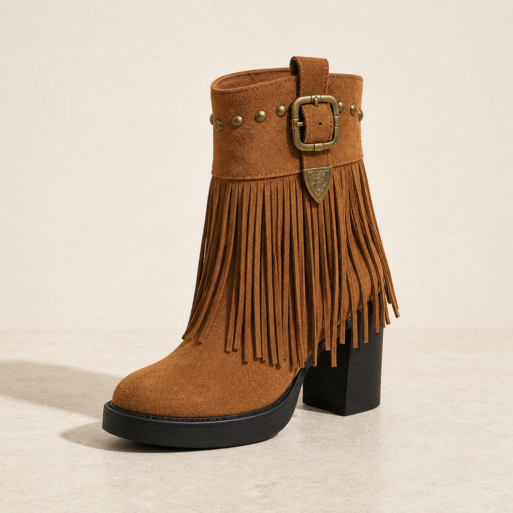 Tassel Platform Heel Boot product profile image, Yardlow & Sons women's boots